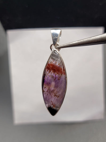 Super Seven Cacoxenite Silver Pendant