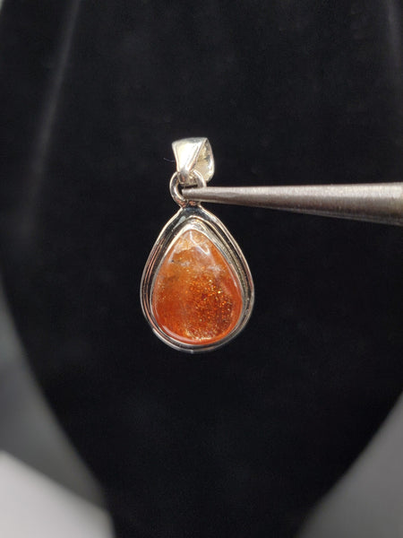 Sunstone Silver Pendant