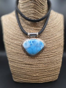 Larimar Silver Necklace