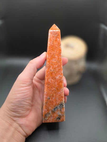 Orange Calcite Tower