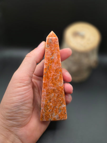 Orange Calcite Tower