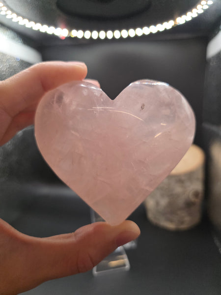 Rose Quartz Heart